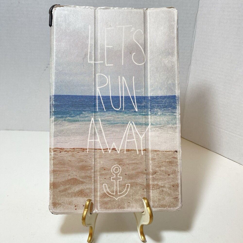 Kindle Paperwhite 7th Gen, 6 Inch Cover Trifold Seascape “ Let’s Run Away” ￼